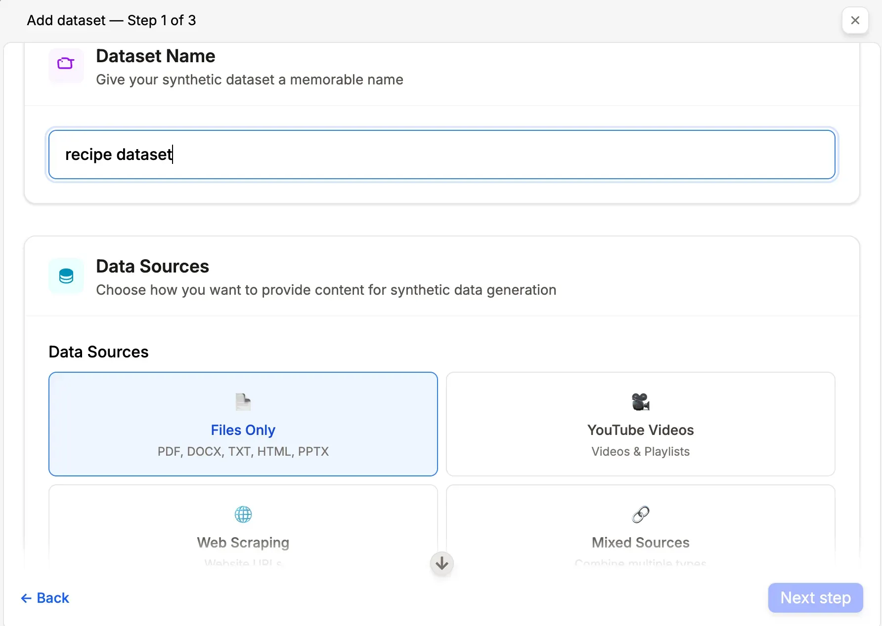 Enterprise Dataset Automation for Model Customization