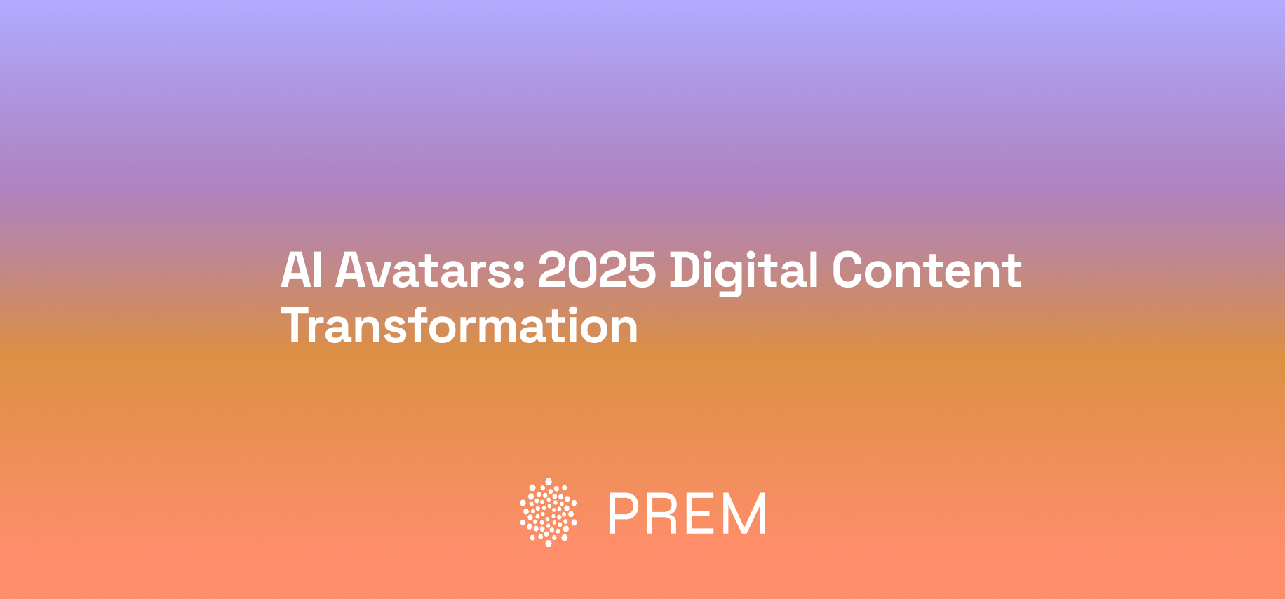 AI Avatars: 2025 Digital Content Transformation